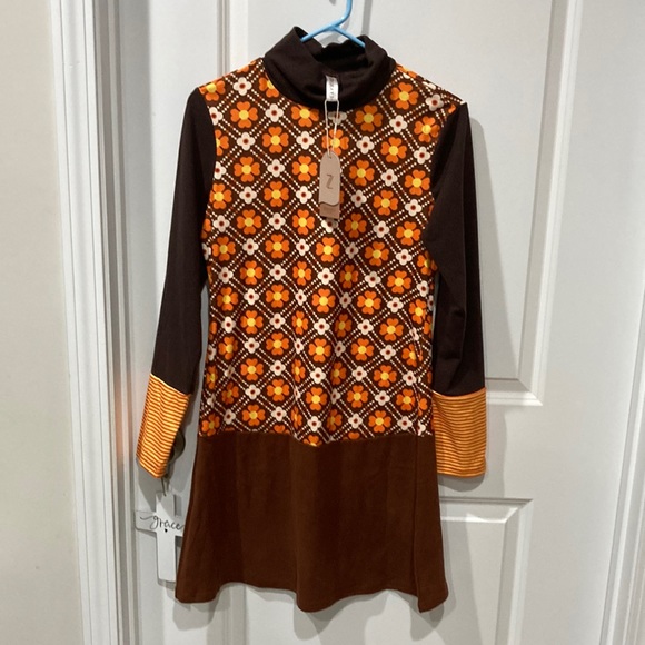 Dress Size Large by Zolucky Retro 60’s Look - Picture 1 of 8